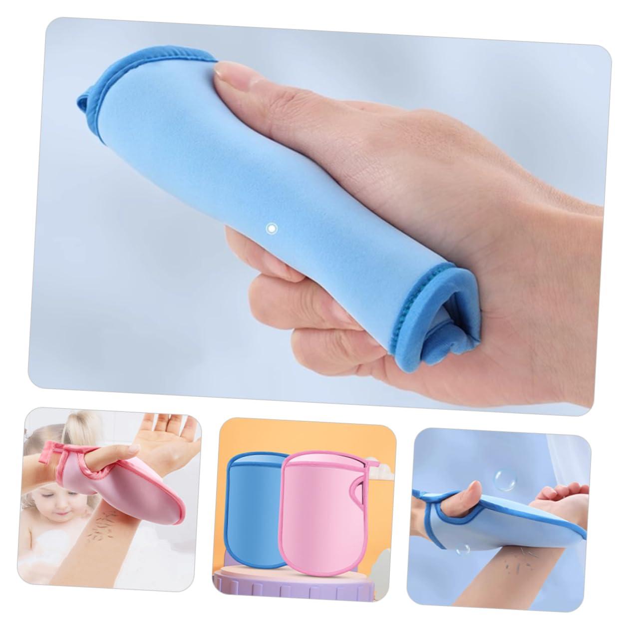 BUTIFULSIC BUTIFULSIC 4pcs Glove Bath Towel Shower Mitts Skin Scrubbing Mittens Exfoliator Mitt Bath Mitt Bath Glove Back Wash Scrubber Bathing Gloves Body Scrubber Exfoliating Mitt Bath Scrubber PVA