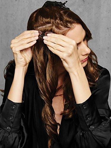 Hairdo Maxwigs 18" Wavy Extensions Color R25 GINGER BLONDE - Hairdo Wigs 3 Piece Kit Clip In Tru2Life Heat Friendly Beach Waves Women's Synthetic Added Length Bundle with MaxWigs Hairloss Booklet