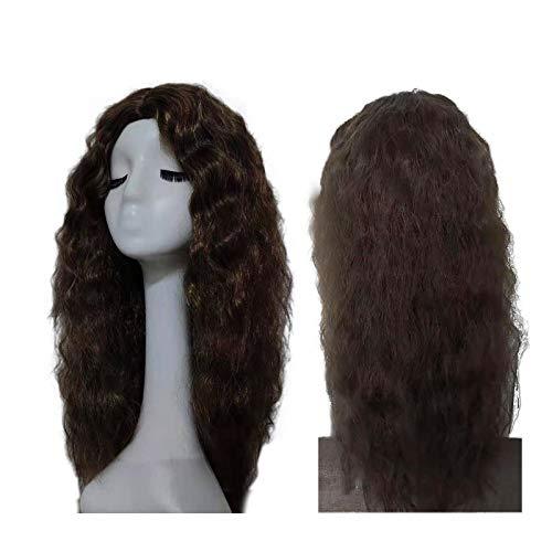 JHGH JHGH Hair Wigs for Women Peruvian Water Curly Wave Human Hair Lace Frontal Wigs pelucas hair replacement wigs,cosplay bob wigs Front Wigs Pre Plucked With Baby Hair Wave Wet and Wavy 24 inch