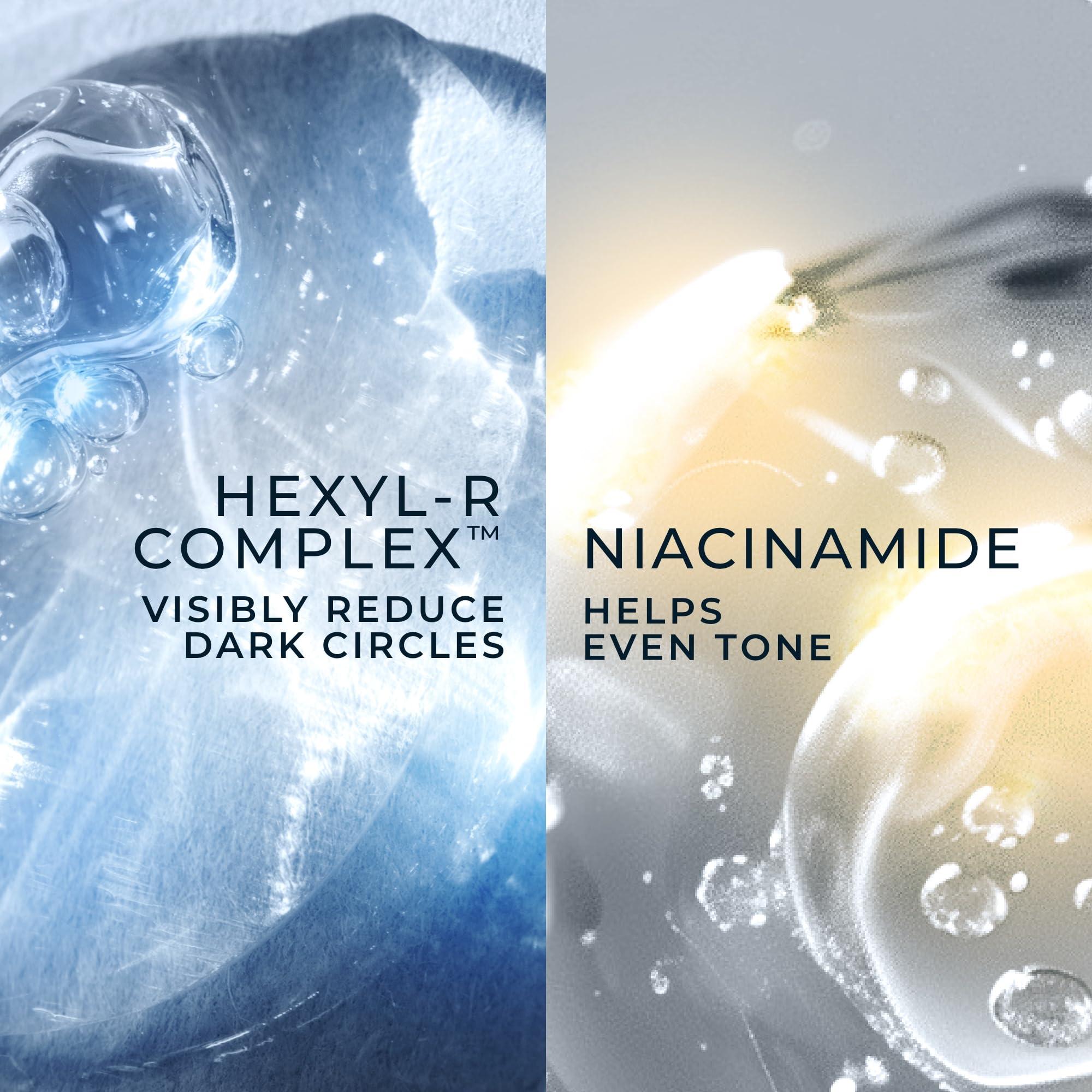 RoC RoC Multi Correxion 5 in 1 Anti-Aging Eye Cream for Puffiness, Under Eye Bags & Dark Circles, Skin Care Treatment with Shea Butter, (.5 oz) with Night Cream Packette (Packaging May Vary)