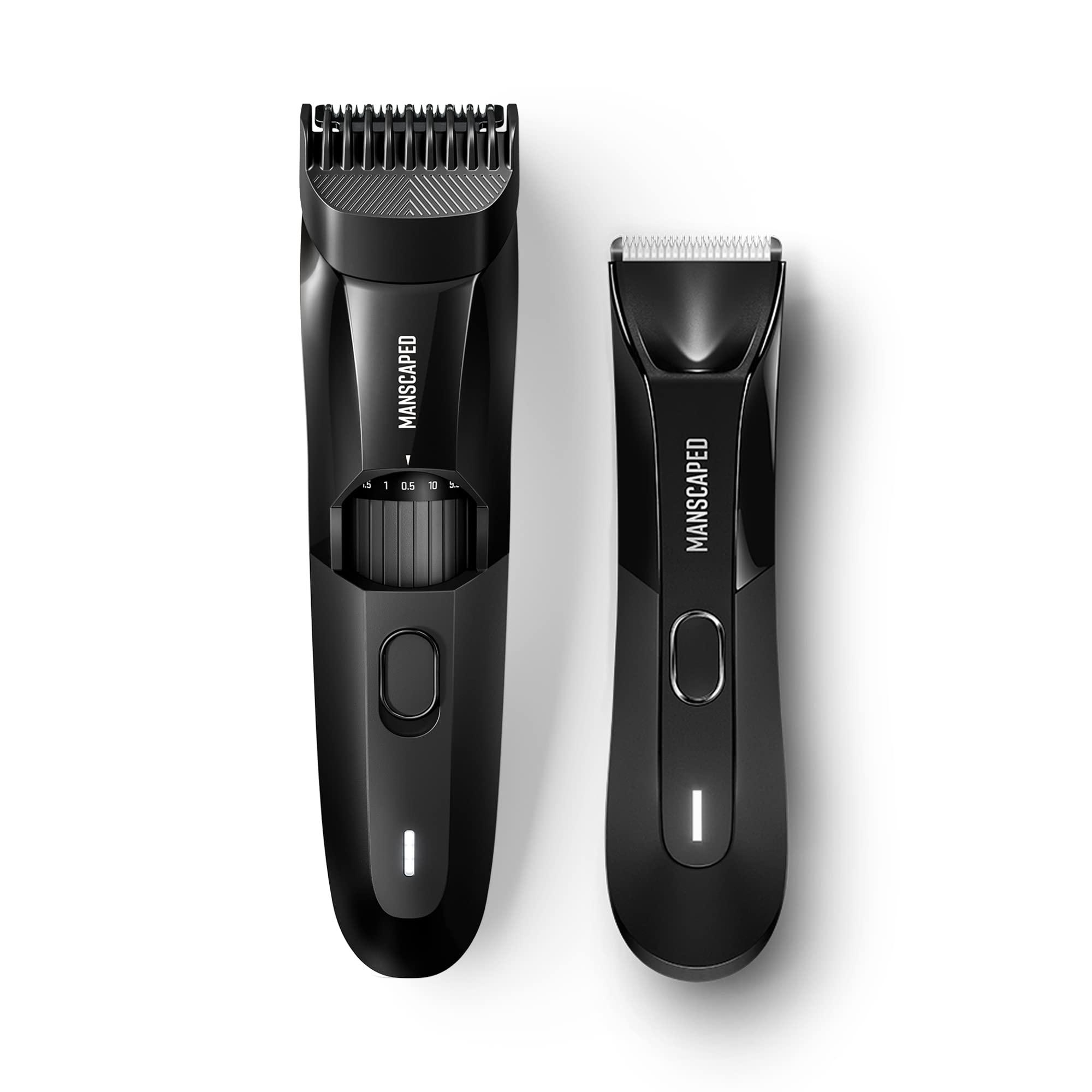 MANSCAPED MANSCAPED The Beard & Body Bundle Contains: The Beard Hedger Premium Precision Trimmer & The Lawn Mower 4.0 Men's Waterproof Electric Groin & Body Hair Trimmer