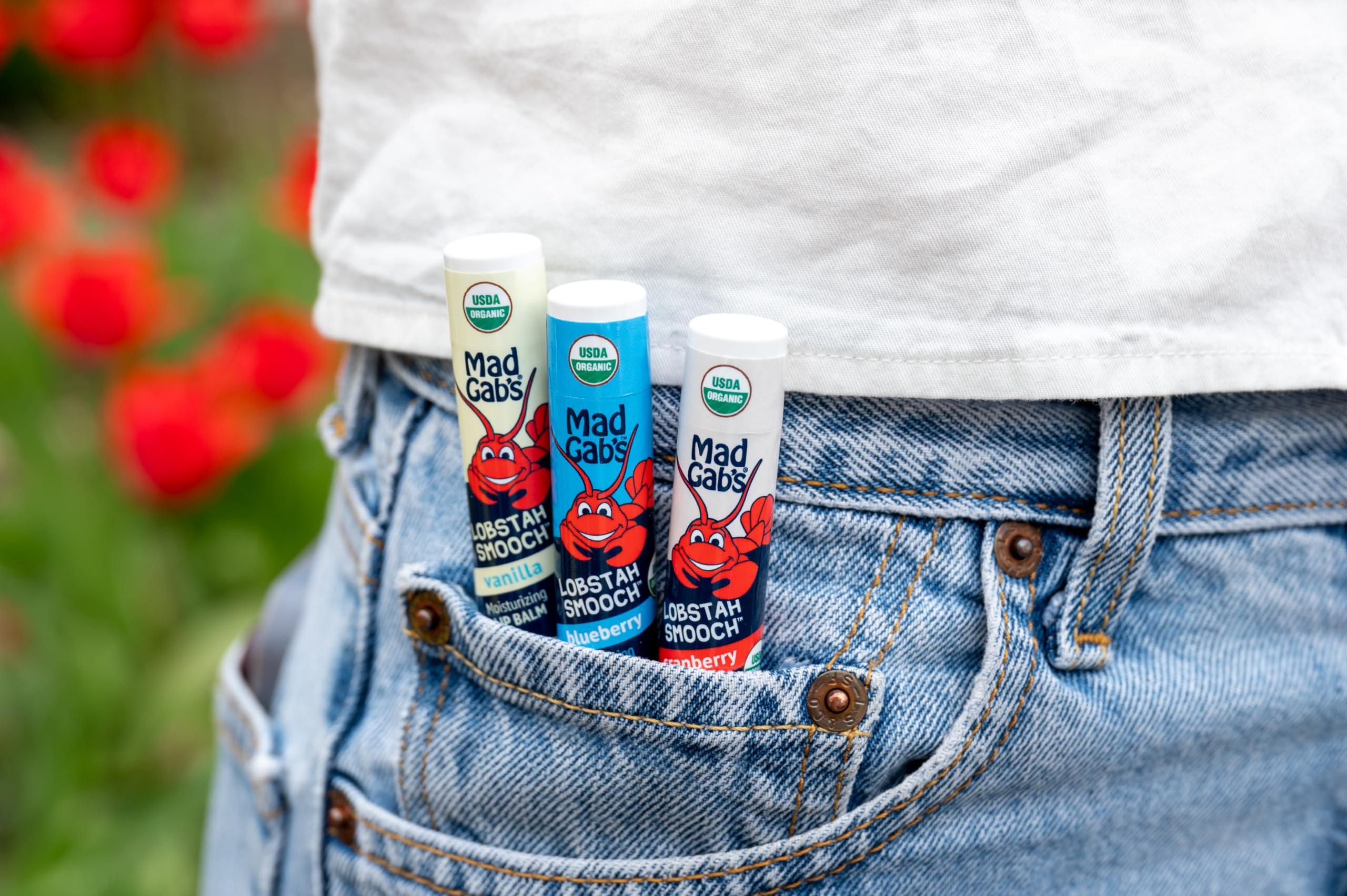 Mad Gab\'s Mad Gab\'s Lobstah (Lobster) Smooch Lip Balm | Moisturizing and Certified Organic | Made with Organic Olive Oil and Beeswax