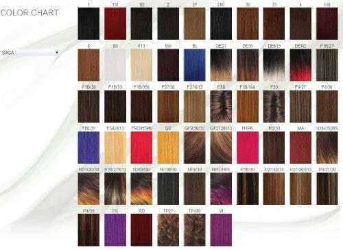 MilkyWay MilkyWay Saga Gold Remy Yaky 100% Human Hair Extensions Weave (20", 22", 24") (22", 1B Off Black)