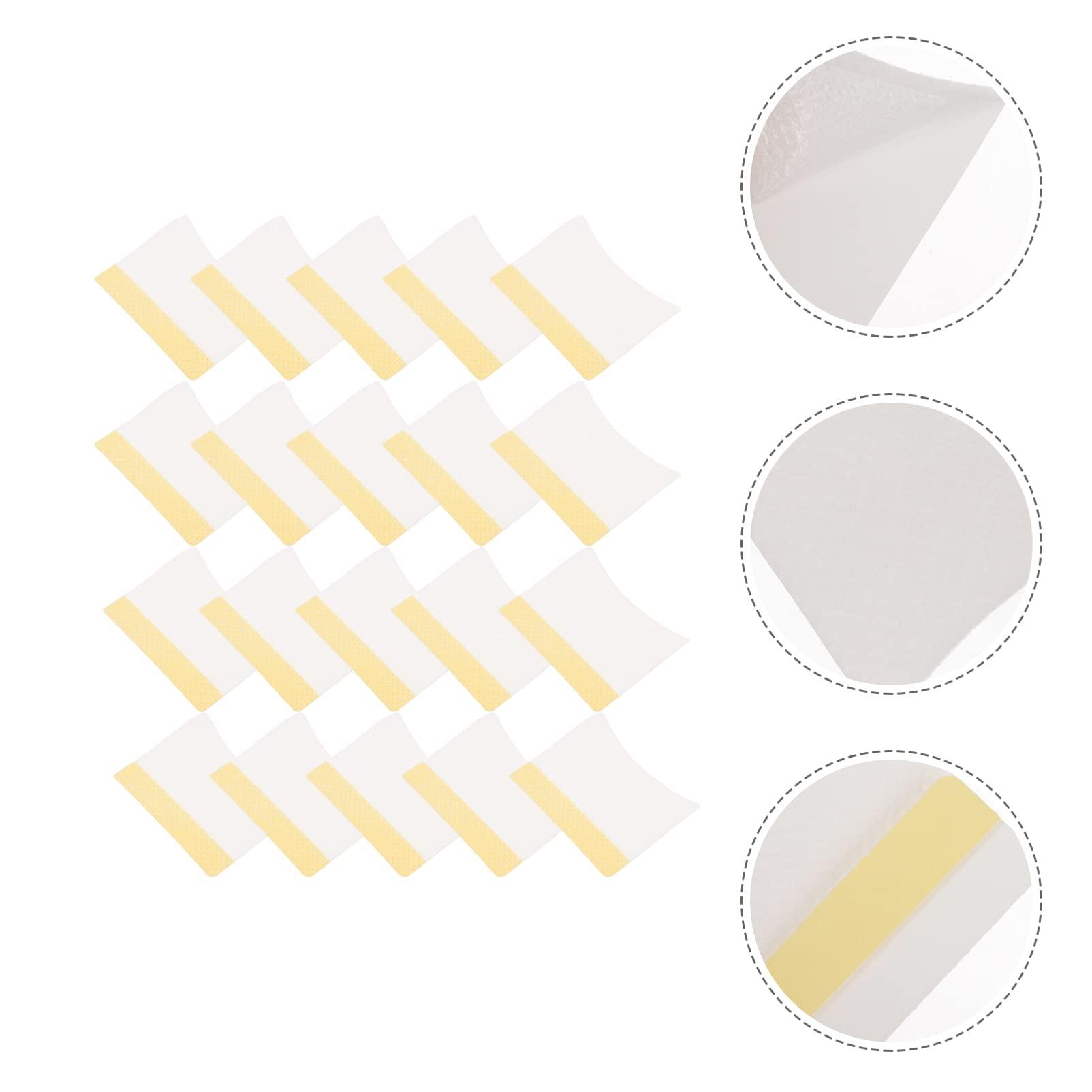 Healifty Healifty 400pcs Sheets Eyelash Remover Pads Under Eye Patches Eyeshadow Pad Lash Tools Eyelash Extensions Supplies Eyelash Beauty Accessory Fake Eyelashes White Cotton Makeup Remover Wipes