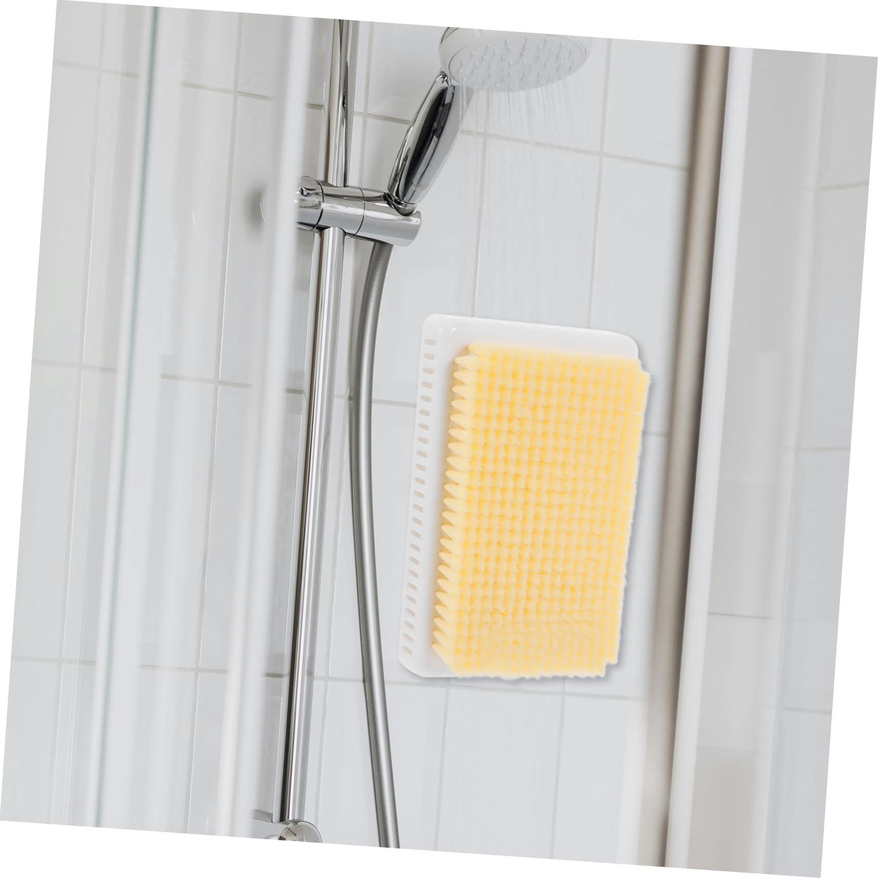 Didiseaon Didiseaon Back Rub Artifact Large Exfoliating Brush Shower Back Scrubber Brush Shower Brush Bathing Scrub Brush Shower Back Scrubber Back Shower Cleaner Brush Handsback Brush Beige Plastic