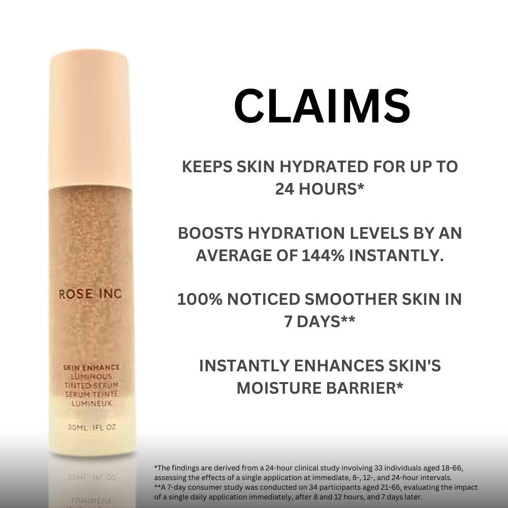 Rose Inc ROSE INC Skin Enhance Non-Comedogenic Skin Tint Serum Foundation 60