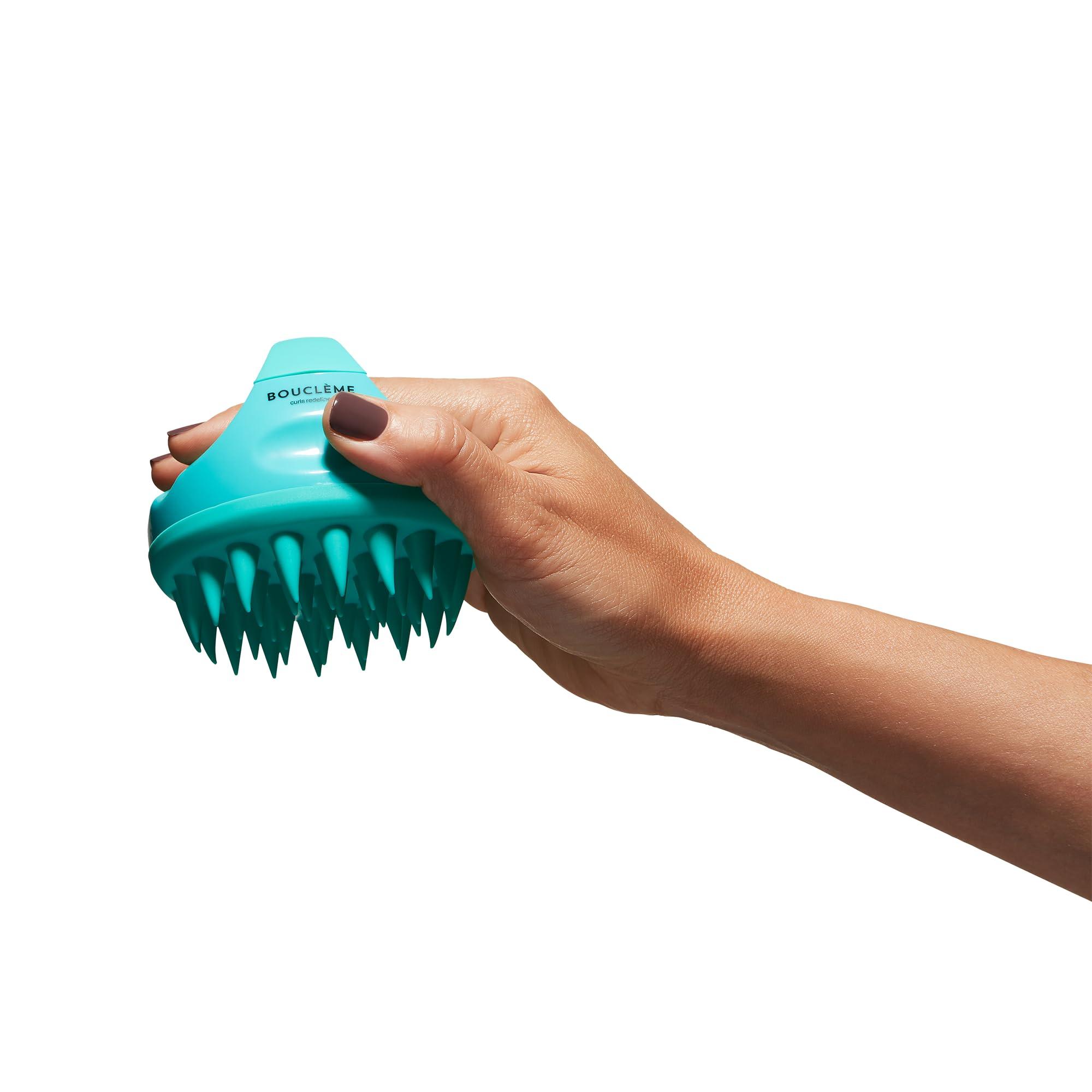 Boucleme Bouclme - Waves Travel Kit - Ultimate Haircare Travel Kit for Wavy Hair - Protects & Nourishes Waves and Scalp Massager - Stimulating Head Massager - Shampoo Brush for Curls