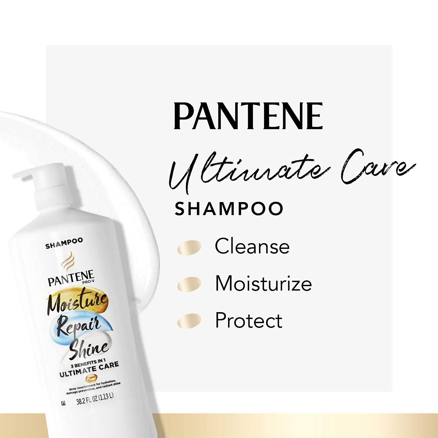 Pantene Pantene Pro-V Repair + Shine Shampoo for Damaged Hair/Split Ends (38.2 fl. oz .)