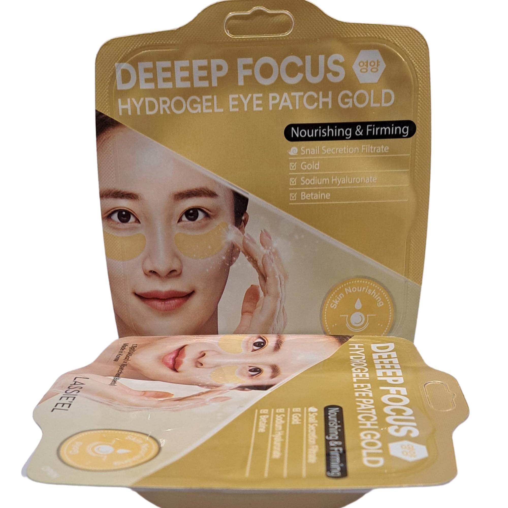 Lassie\'el Lassie\'el DEEEEP FOCUS Hydrogel Eye Patch Gold