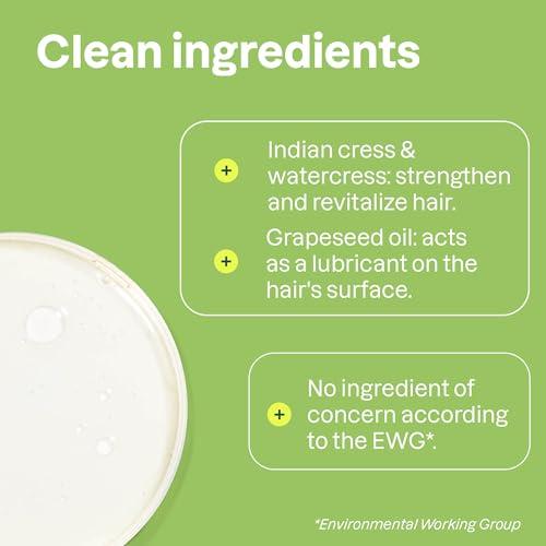 ATTITUDE ATTITUDE Nourishing Hair Shampoo, EWG Verified, For Dry and Damaged Hair, Naturally Derived Ingredients, Vegan and Plant Based, Grapeseed Oil and Olive Leaves, 32 Fl Oz (Pack of 6)