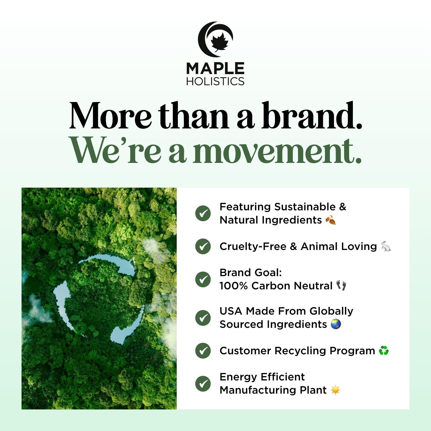 Maple Holistics Clarifying Shampoo for Oily Hair and Scalp - Deep Cleansing Shampoo Build Up Remover with Rosemary Oil - Degrease Shampoo for Greasy Hair & Scalp - Vegan Color Safe Sulfate & Paraben Free (10 Fl Oz)