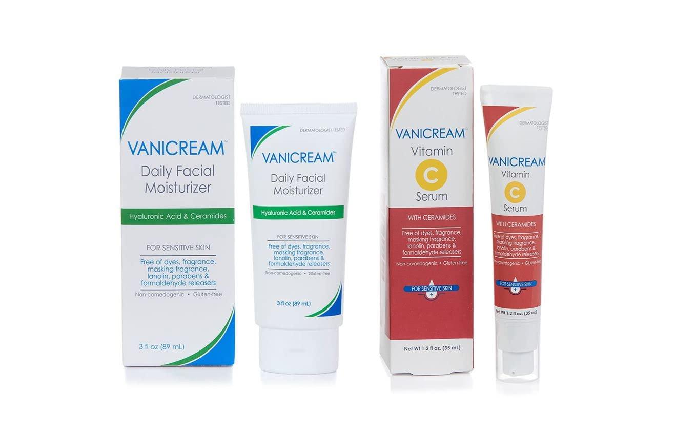 Vanicream Vanicream Daily Facial Moisturizer - 3 fl oz Vitamin C Serum - 1.2 Fl Oz