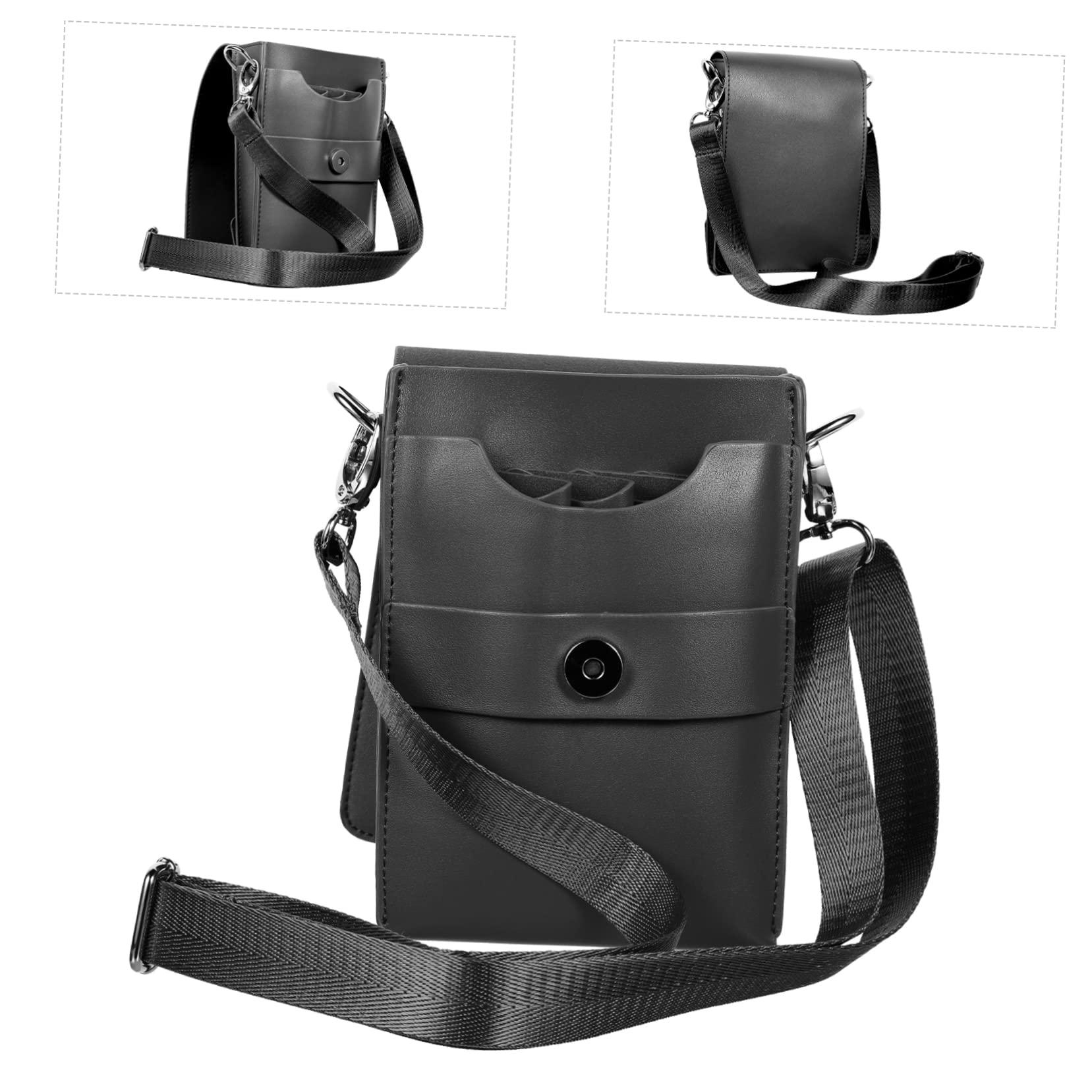 Baluue Baluue Scissors Fanny Pack Hair Stylist Tool Holder Hair Scissor Pouch Hairdressing Pouch Belt Tool Hairdresser Bag for Supplies Shear Holder Pouch Grey Leather