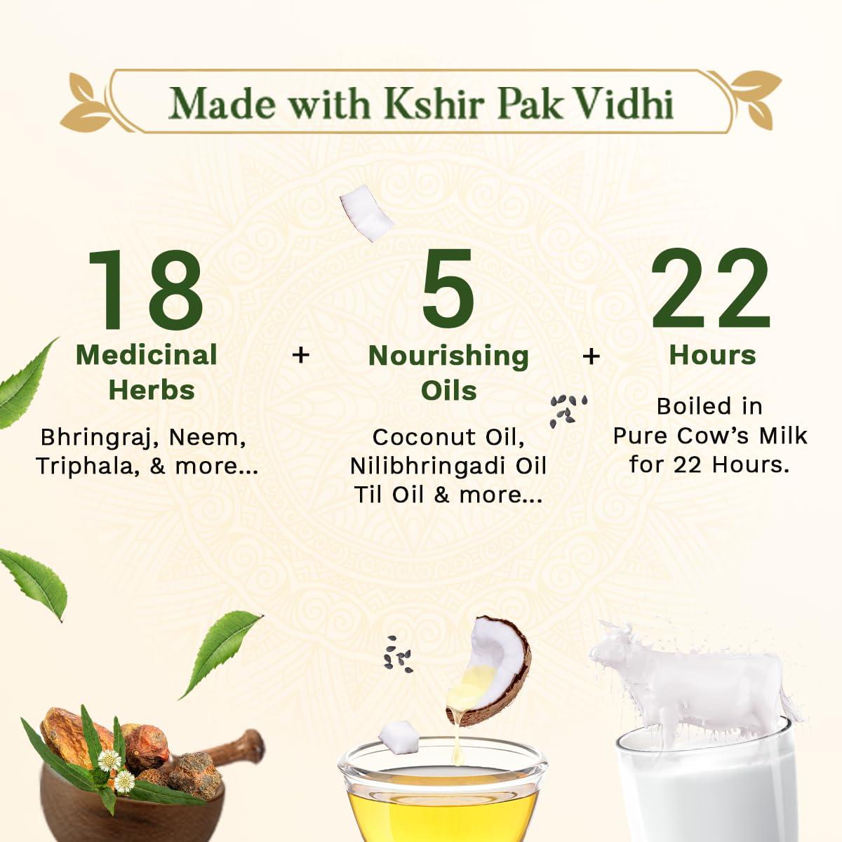 sesa SESA Ayurvedic Hair Oil With Bhringraj & 17 Rare Herbs With Coconut Oil and 4 Nourishing Oil For Hair Growth Help Control Hair Fall & Easy Hair Oil Applicator For Women and Men, 3.38 Fl Oz or 100 ml