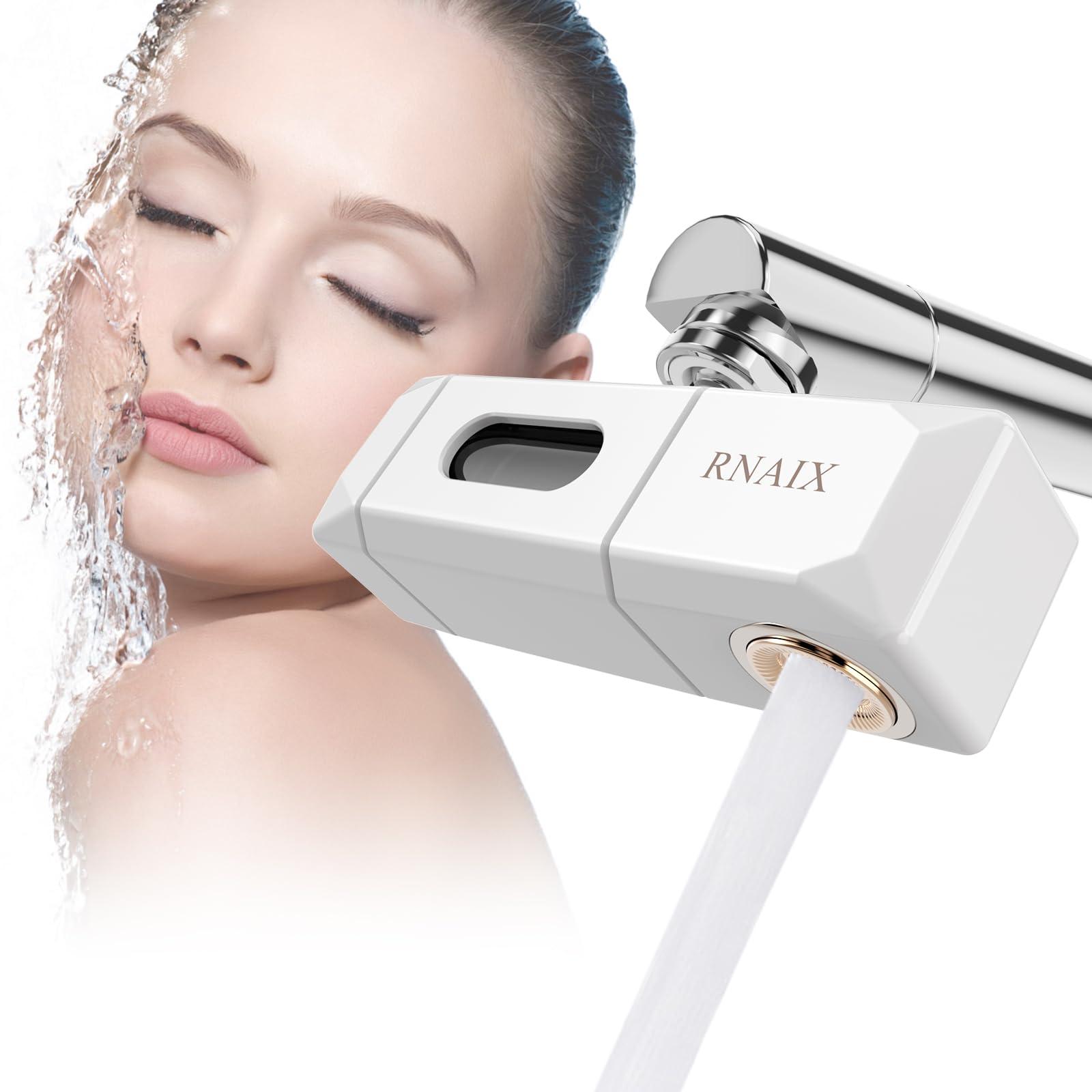 RNAIX RNAIX Advanced Faucet Water Filter with Micro-Bubble Technology Deep Cleansing and Skincare Protection Ideal for Bathing and Facial Skin Care, Easy Installation