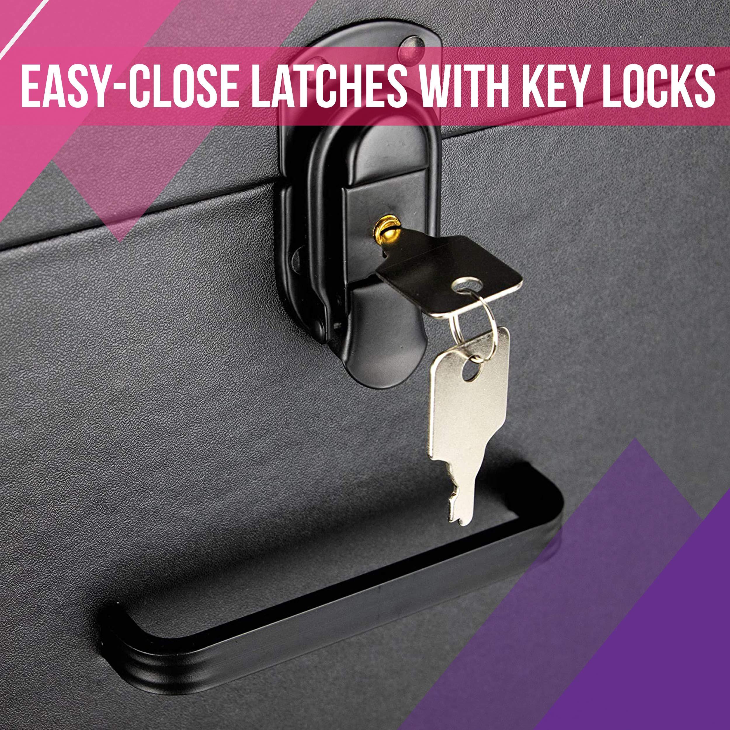 Sunrise Sunrise Nail Artist Case, Black, 13.75x9x19.25 Inch (Pack of 1)