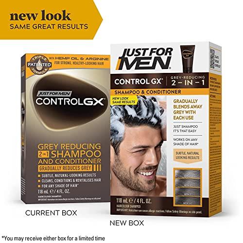 Just for Men Just For Men Control Gx 4 Ounce 2-N-1 Shampoo & Conditioner (Pack of 6)
