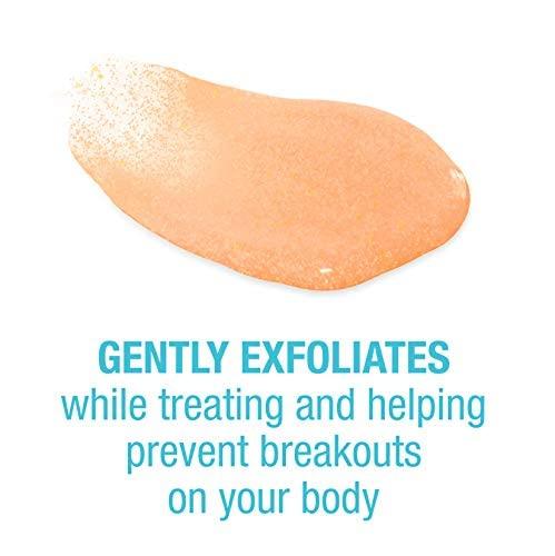 Neutrogena Neutrogena Body Clear Oil Free Acne Body Scrub with Salicylic Acid Acne Treatment Medicine, Exfoliating Salicylic Acid Body Wash to Treat Acne on Back, Chest, and Shoulders, 8.5 fl. oz