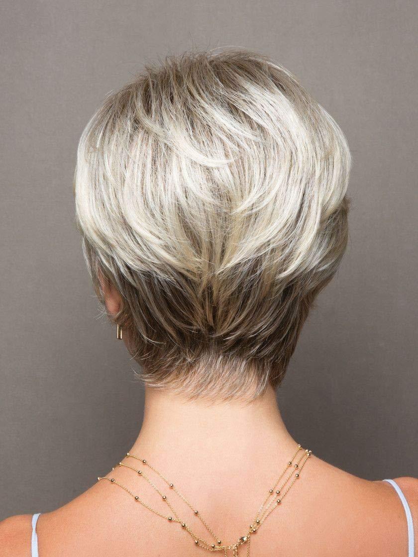 Noriko Noriko Megan Wig Color Sunny Blonde Wigs 5\" Short Bob Wedge Tapered Back Longer Layers Face Framing Pixie Synthetic Average Cap Bundle MaxWigs Hairloss Booklet
