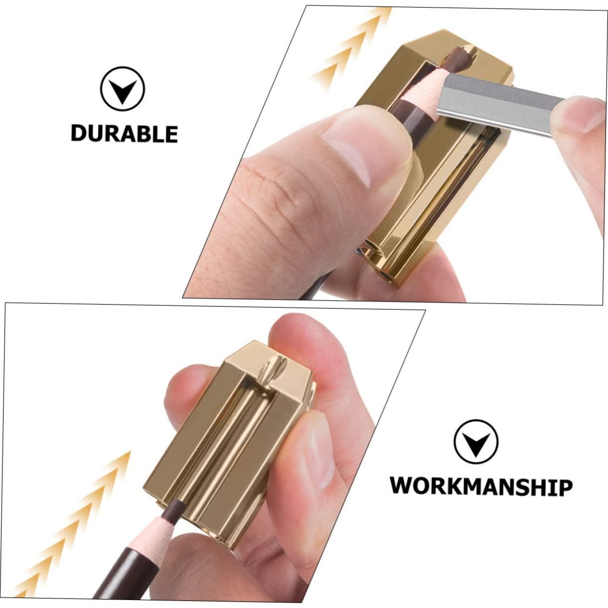 PAMINGONO PAMINGONO Small Lightweight Pencil Sharpener for Eyebrow Eyeliner Pencil Sharpener Auxiliary Pencil Trimmer