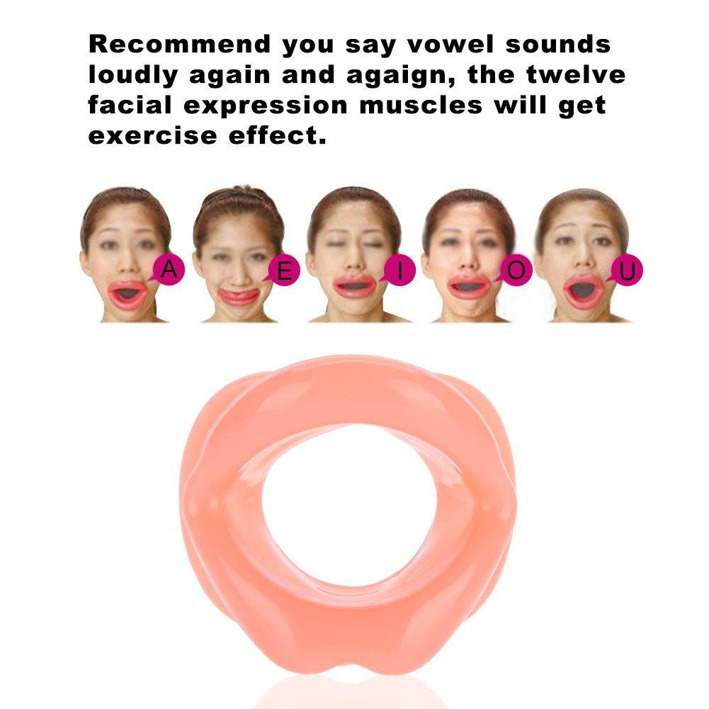 Sonew Face Sleeping Lifting Hammock Lips Trainer Smile Corrector Silicone Face Lifting Chin Belt Exercise Mouth Muscle Tightener Tightening Anti Wrinkle Tool
