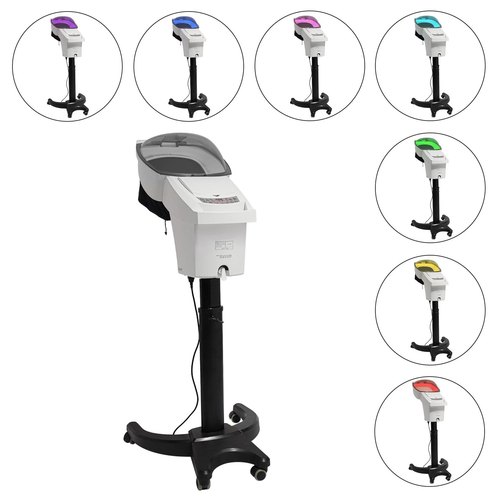 TBVECHI Ultrasonic Hair Steamer with Micro Mist and 3 Modes - Ozone SPA Styling and Treatment for Salon, Rolling Floor Stand Base (US Stock)