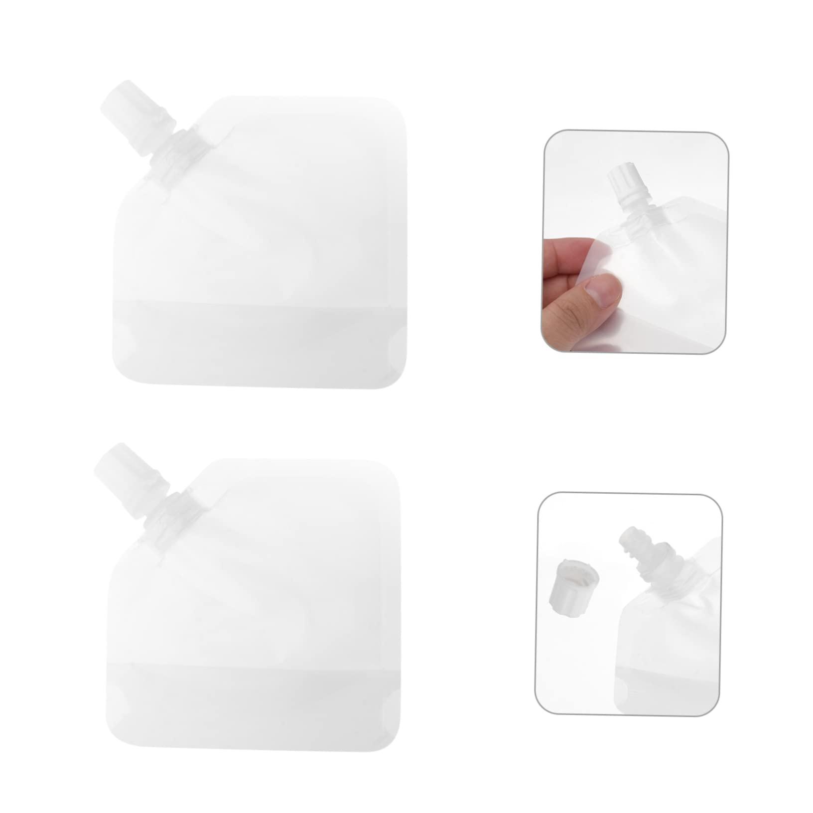 Didiseaon Didiseaon 20pcs Lotion Bag Stand up Spout Pouch Face Cream Empty Pouch Liquid Dispensing Bag Leakproof Cosmetic Bag Facial Cleaning Shampoo Sample Bag Filling The Pet White Travel