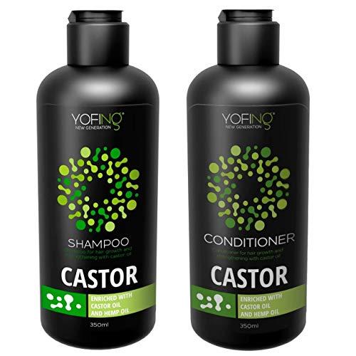 YOFING NEW GENERATION Castor Oil Shampoo and Conditioner with Biotin For Hair Growth Sulfate Free Paraben Free