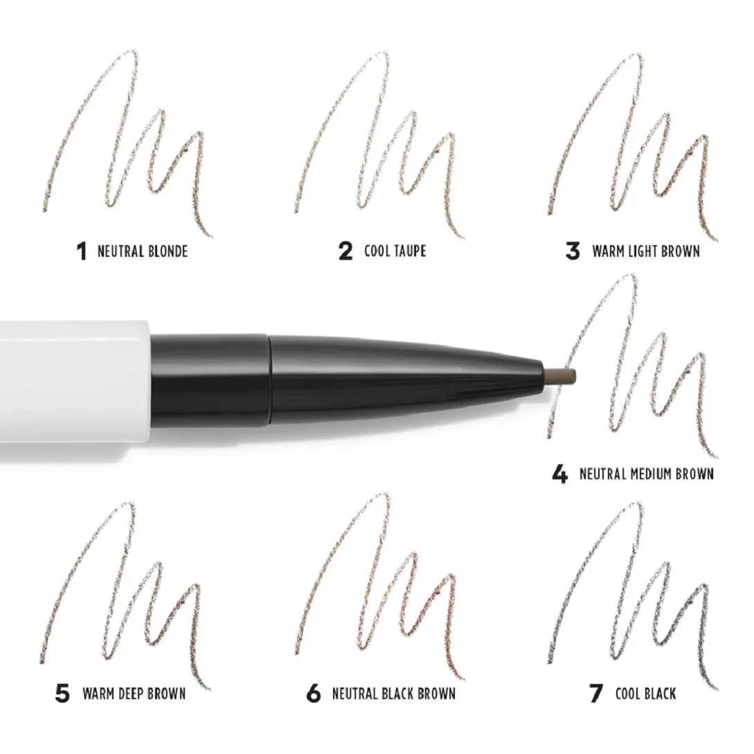 GXVE GXVE Hella On Point Ultra-Fine Brow Pencil #6 Neutral Brown Black