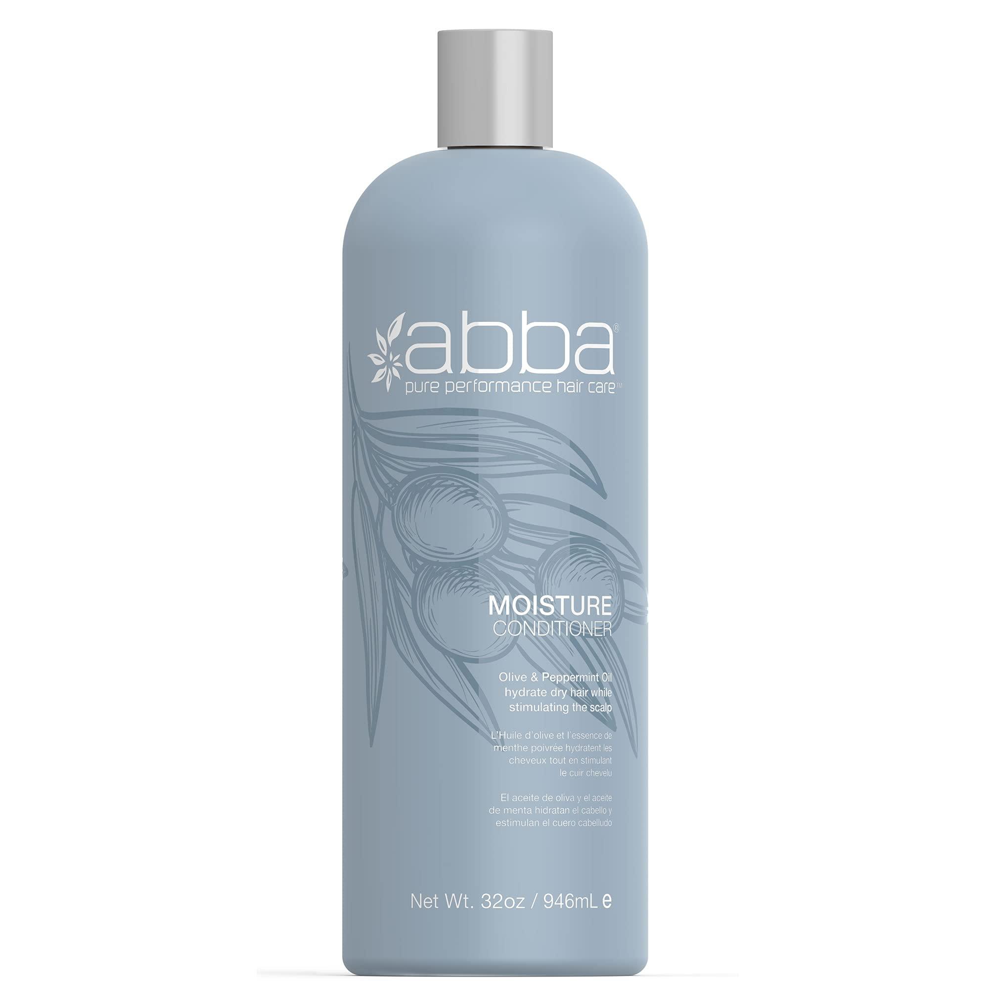 ABBA ABBA Moisture Conditioner, Olive & Peppermint Oil, 32 Fl Oz (Pack of 1)