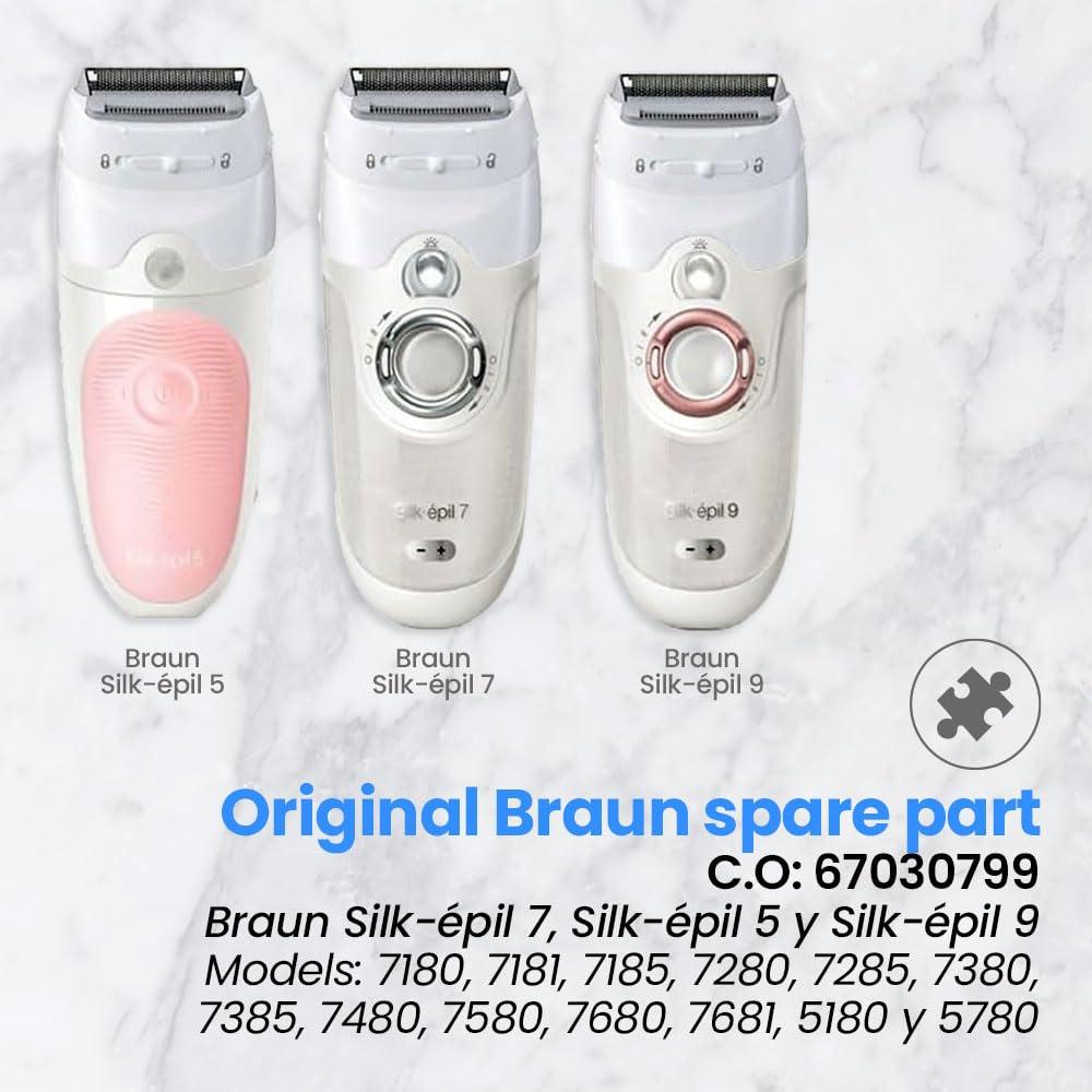 ANAKEL HOME Braun Replacement Epilator Head Shaver Braun Silk-Epil, Series 7, Series 9 and Expressive