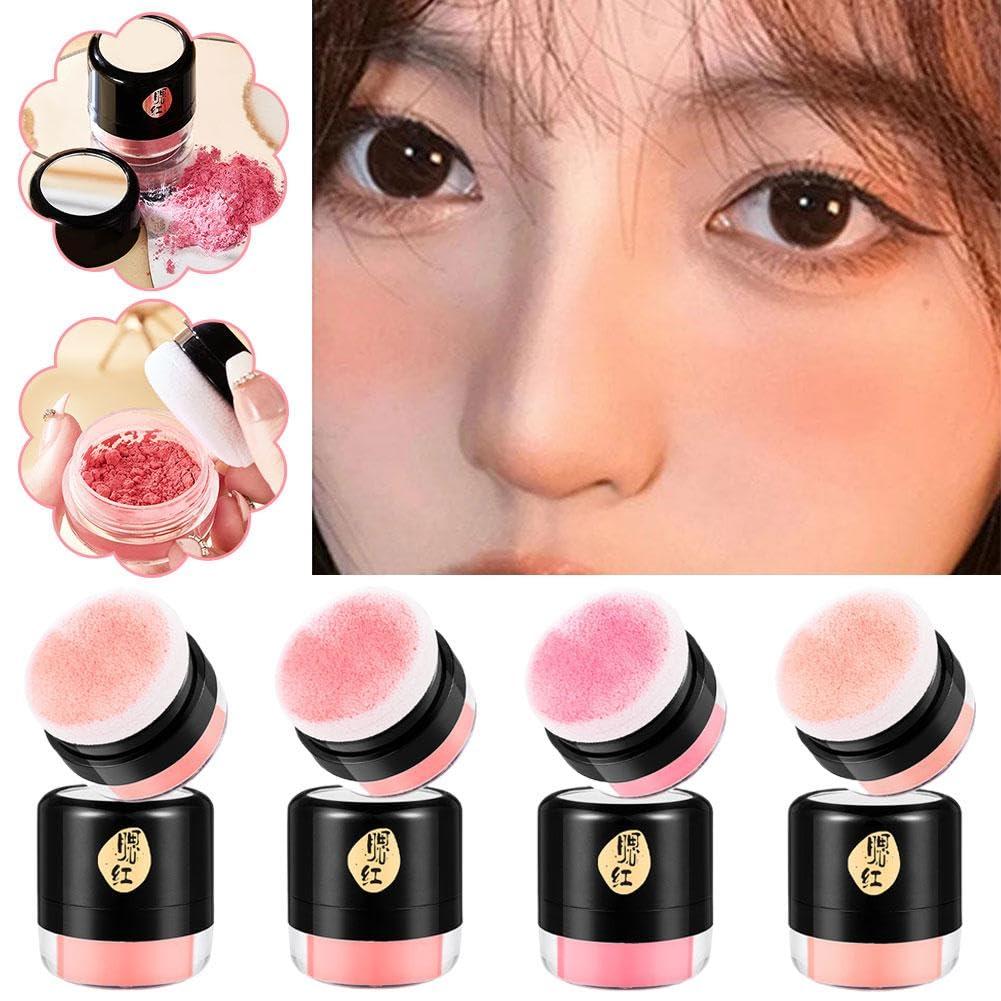 Generic Powder Blusher Matte Blush Powder Mushroom Head Air Cushion Blush High Gloss Soft Mist Cheek Rouge Natural Waterproof Face Contour Makeup Cosmetics