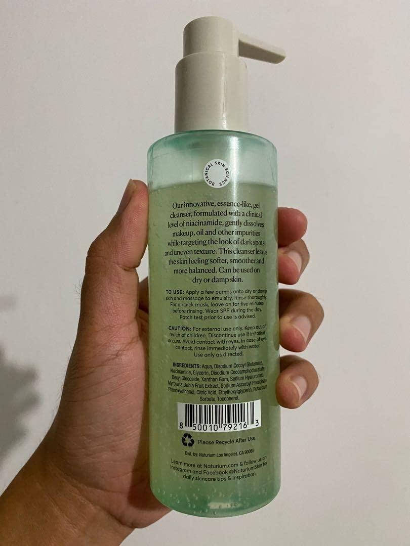 Naturium Naturium Cleanse & Hydrate Duo, Niacinamide Cleansing Gelee 3% & Multi-Peptide Moisturizer, Daily Face Wash Routine