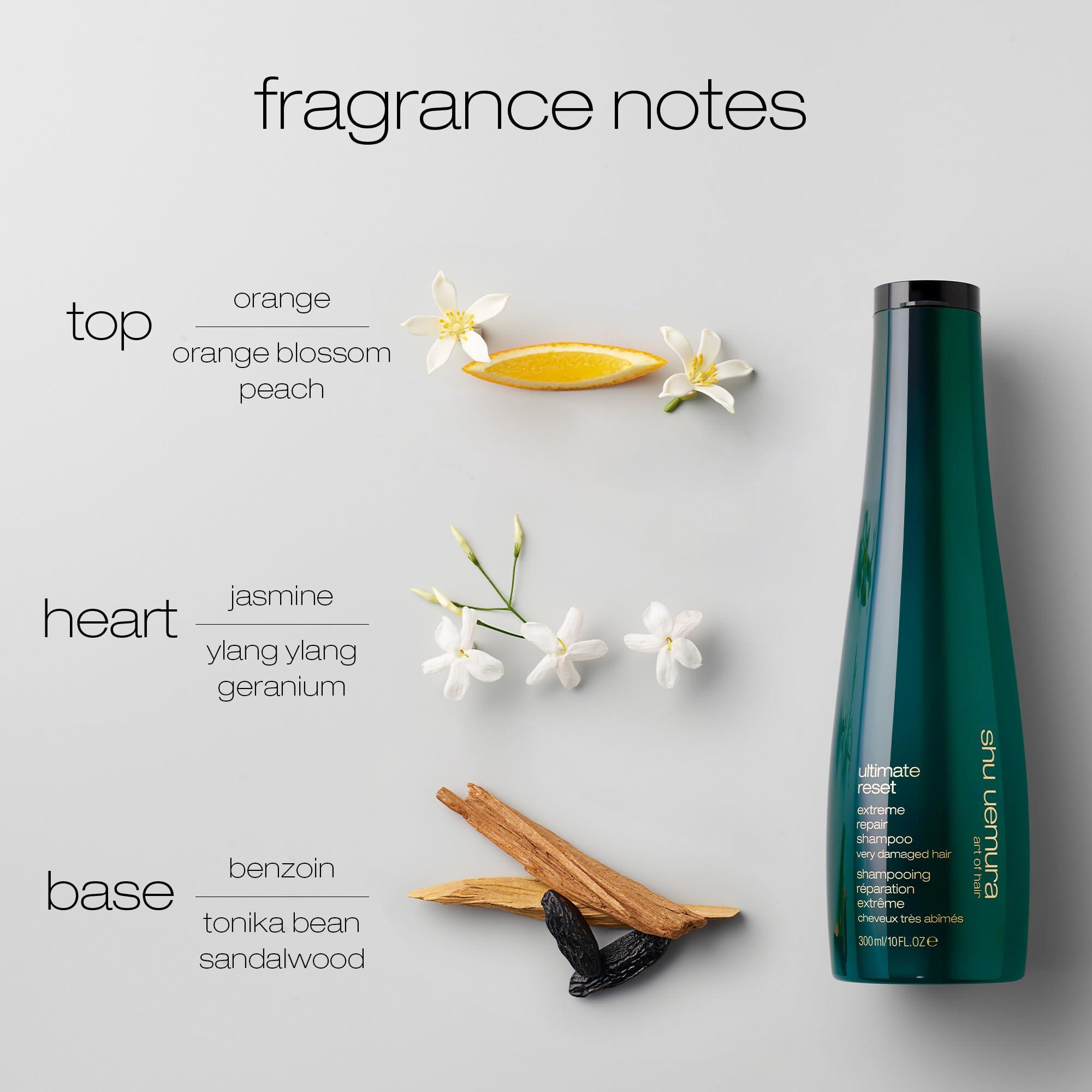 Shu Uemura Shu Uemura Ultimate Reset Extreme Repair Shampoo | Strengthens to Reduce Breakage and Split Ends | Deeply Conditions and Nourishes | With Japanese Rice Extract | For Dry and Very Damaged Hair