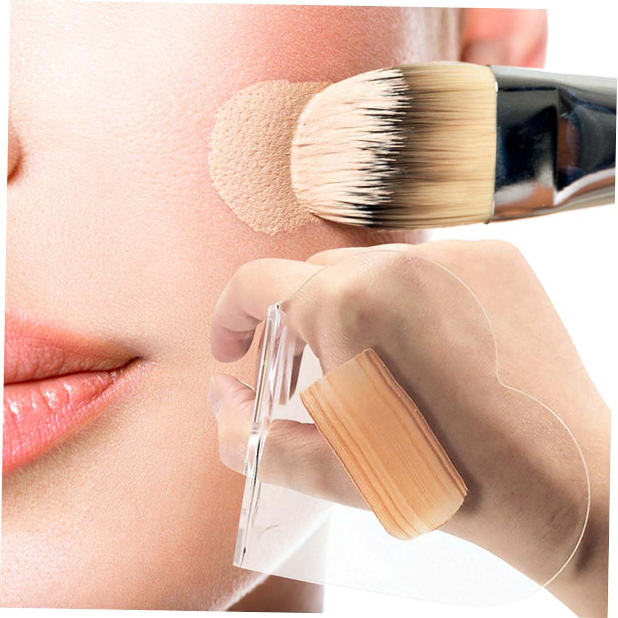 Beaupretty Beaupretty 3 Sets Heart Makeup Mixing Palette Art Nail Palette Foundation Blending Palette Acrylic Makeup Mixing Palette with Spatulas Makeup Mixing Tray