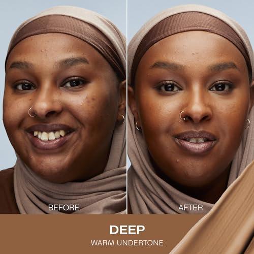 Lumene Lumene Color Correcting CC Cream - Lightweight Foundation with Medium Coverage - Redness Reducing Face Makeup for a Glowing Complexion - Vegan Formula + Suitable for All Skin Types - Deep (1 fl oz)