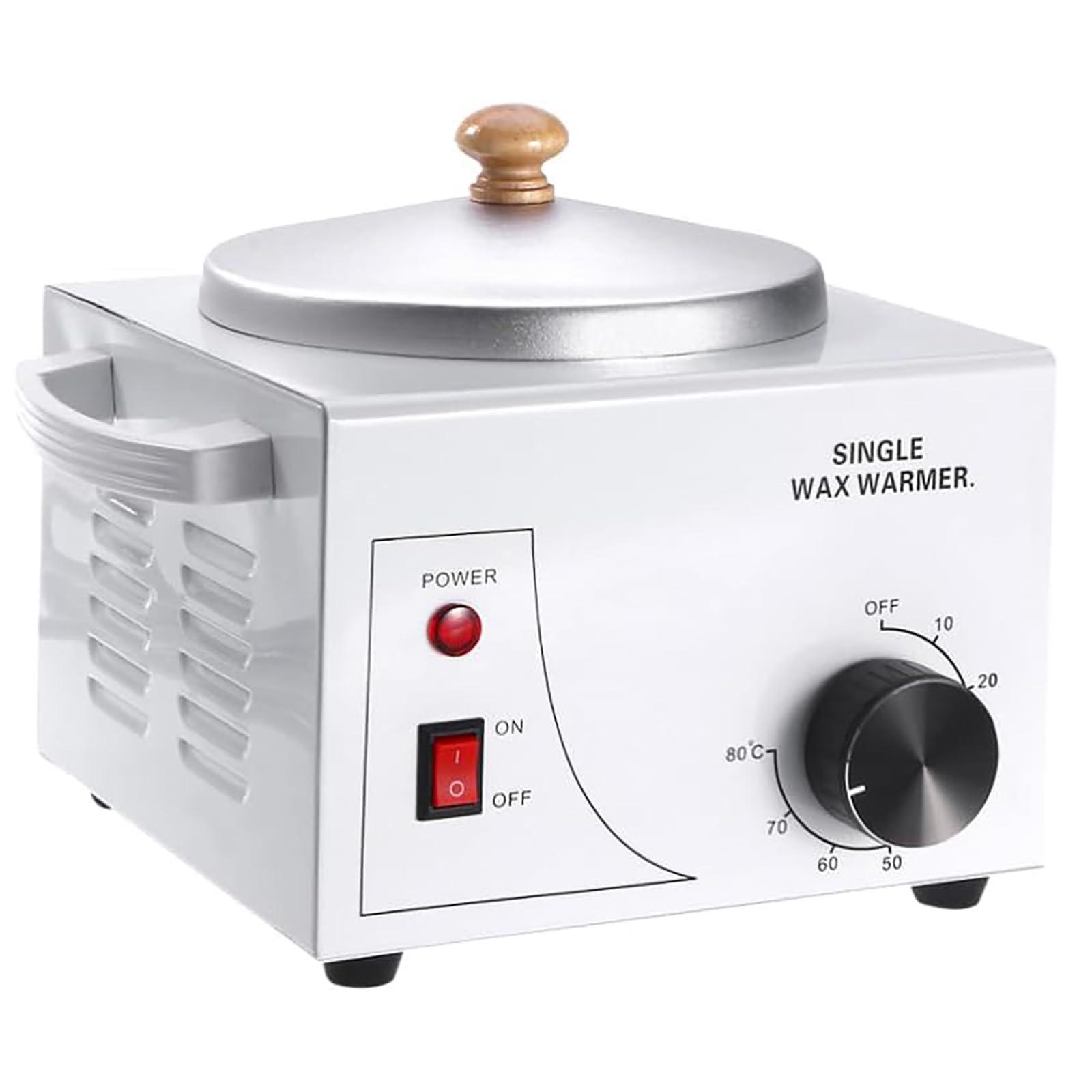 LHQYA LHQYA Waxing Heater Single, Single Furnace Thermostat Paraffin Wax Machine, Temperature Control Knob/overload Protection, for Spa Beauty Care Equipment