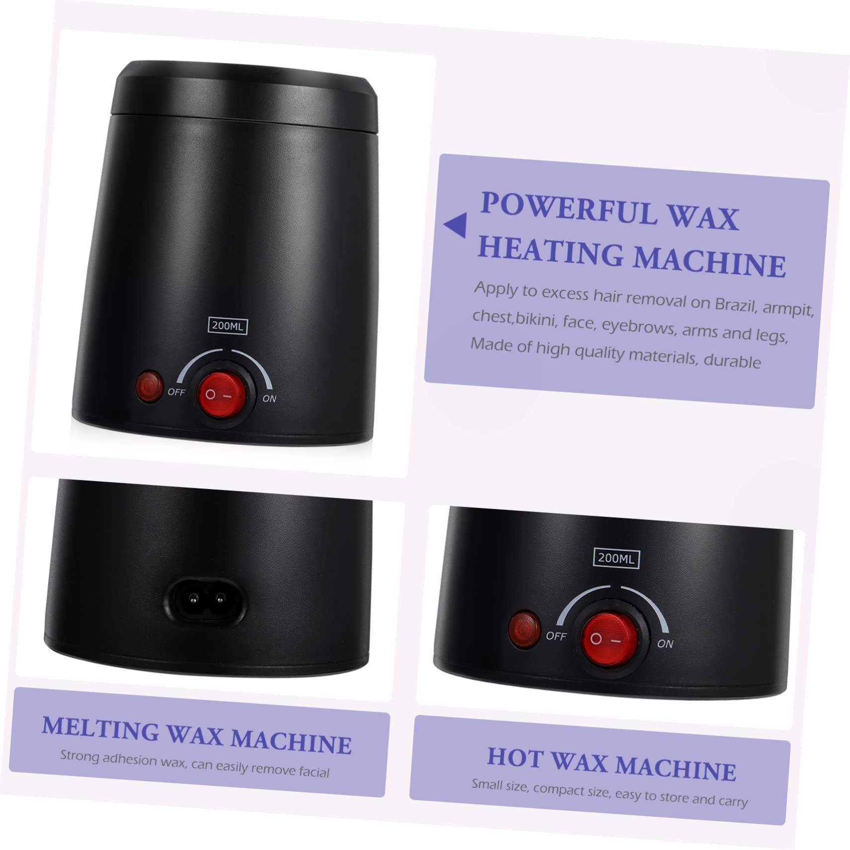 Angoily Angoily Portable Warmer Machine Hair Removal Heater Electric for Brazilian Underarms Chest Bikini Face Eyebrow Arms Legs US Plug