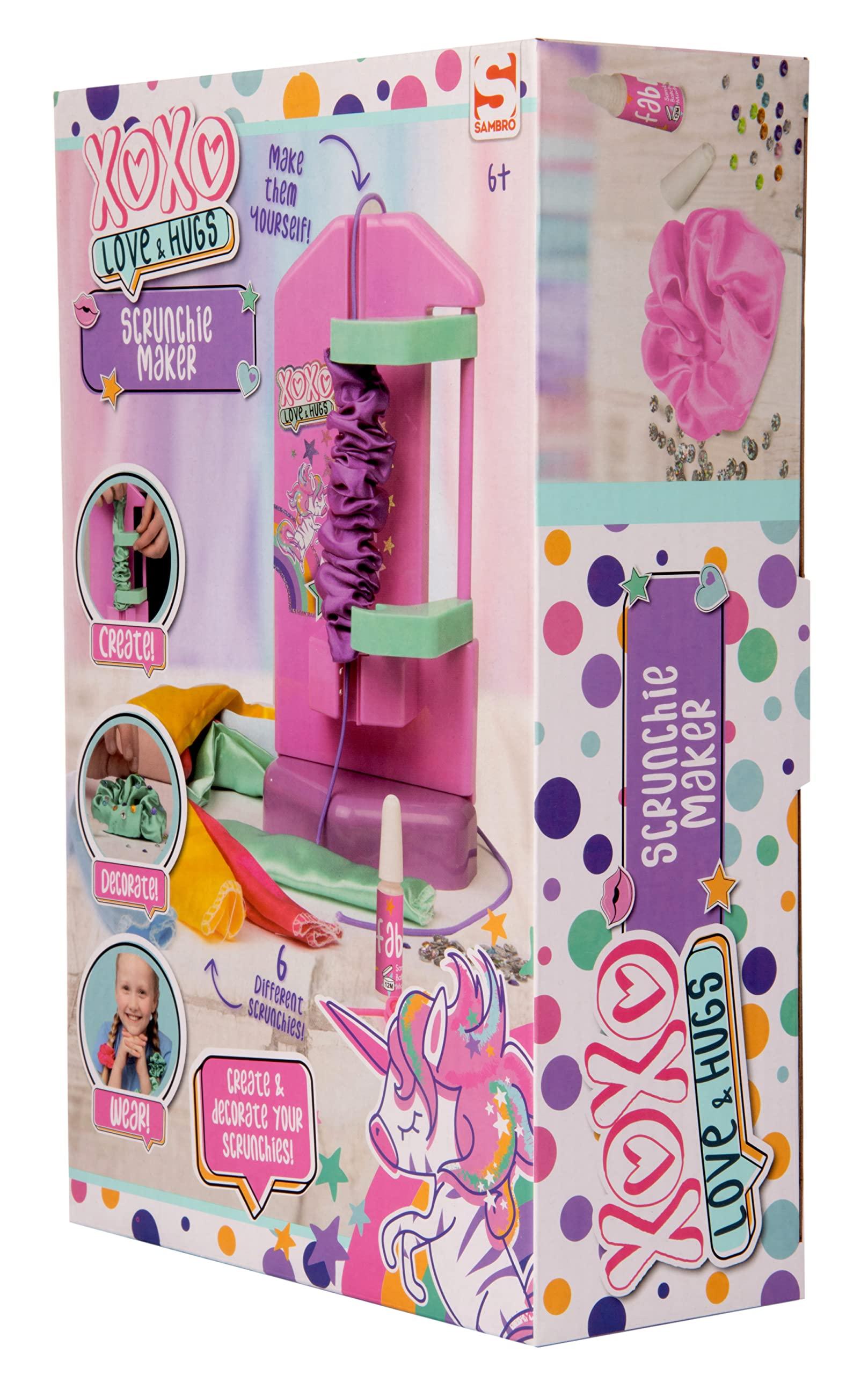 Sambro Sambro XOXO Scrunchie Maker Set | DIY Scrunchies | Create Your Own Scrunchie | Age 6+