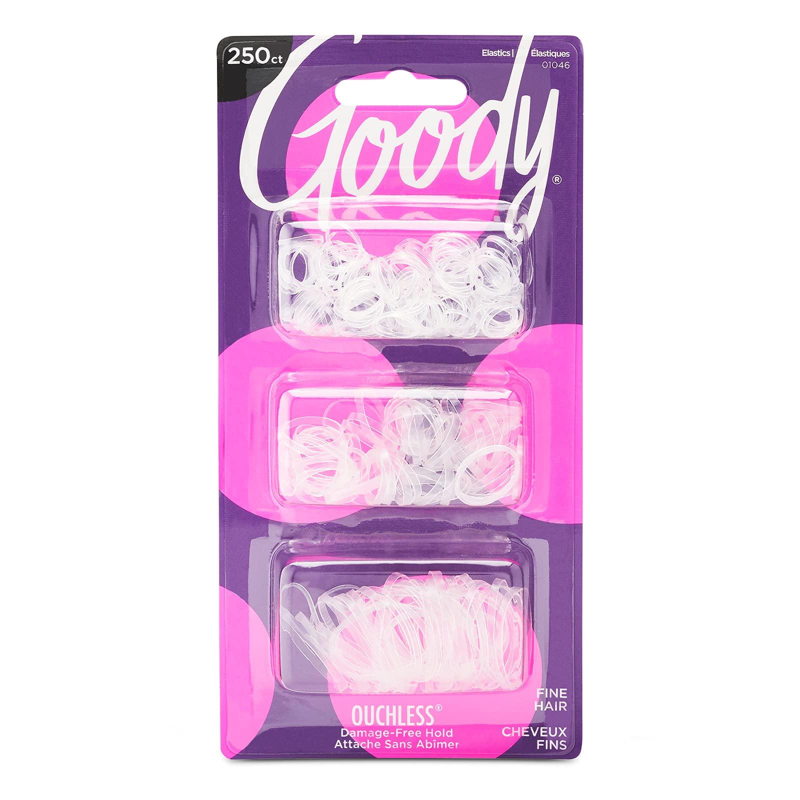GOODY Goody 32 Blonde and 250 Clear Ouchless Elastic Hair Ties