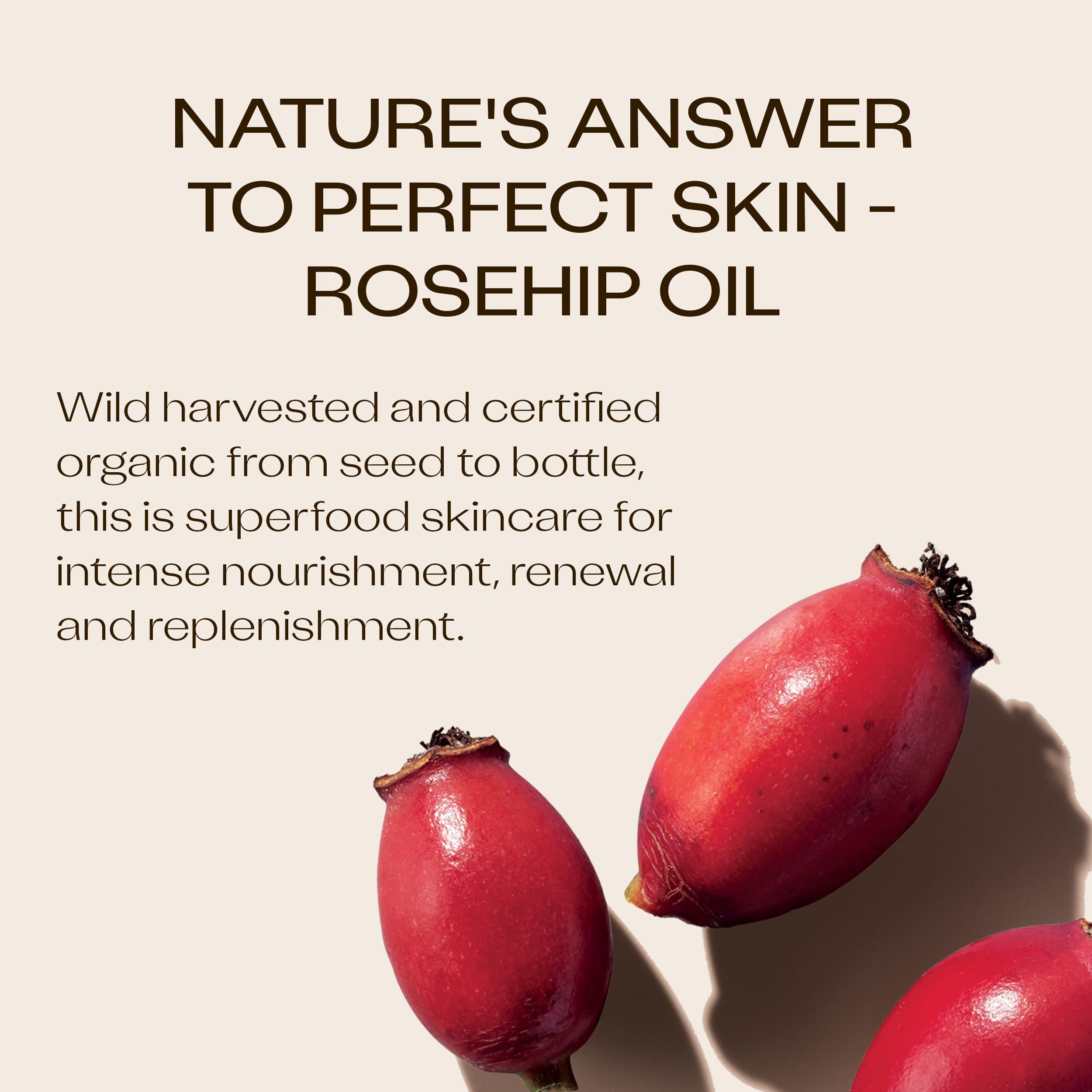 Trilogy Trilogy Certified Organic Rosehip Oil Duo, Intensive Nourishment, Improves Appearance of Scars, Stretch Marks, Fine Lines, & Wrinkles, 0.68 fl oz each