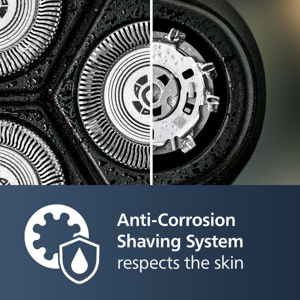 Philips Norelco Philips Norelco Shaver 3900, Rechargeable Wet & Dry Electric Shaver with Pop-up Trimmer, Charging Stand, Travel Storage Pouch, Protective Cap, Space Gray, S3341/92