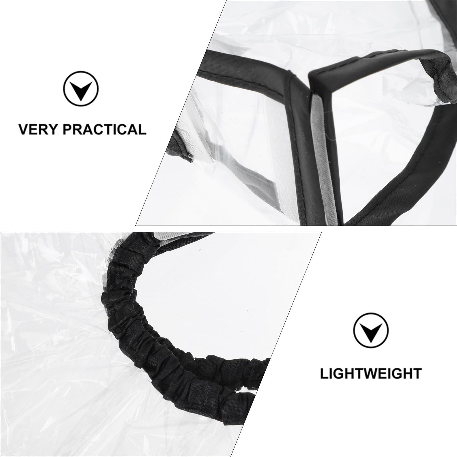 Beaupretty Beaupretty 2pcs Shampoo Funnel Barber Dye Washing Funnel Shampoo Washing Cape Shampoo Cape Barber Cape Salon Funnel Adjustable Clear Shampoo Sheer Cape Shawl Plastic Dye or Hair Bib