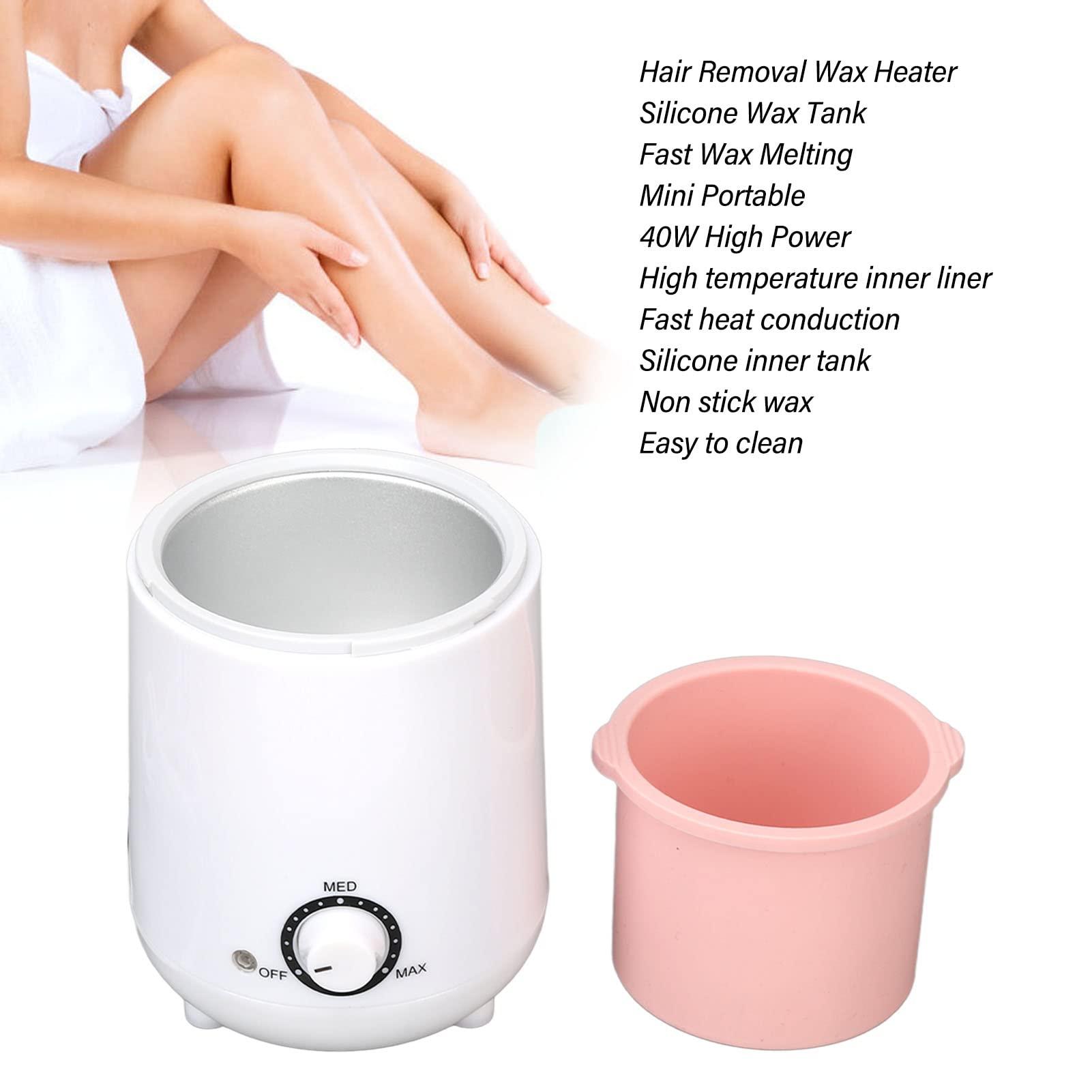 Jiawu Paraffin Wax Machine, Quick Heating Paraffin Wax Warmer Moisturizing Kit, Soothing Relief with Parrafin Hot Wax At Home Paraffin Wax Bath, Silicone Inner (US Plug)