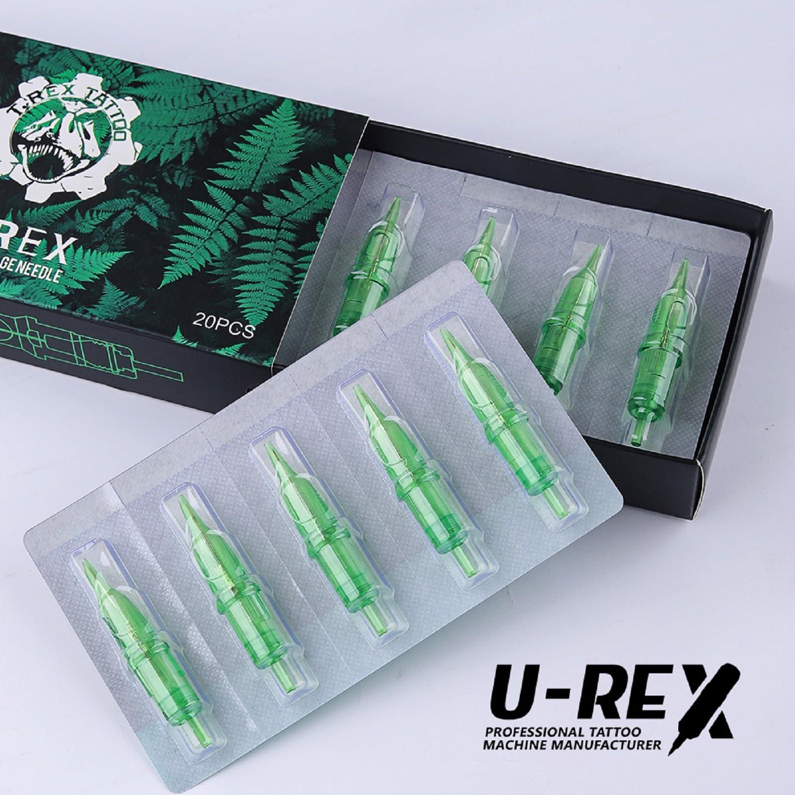 U-REX U-REX Tattoo Needles-20Pcs #08 (3RL) Round Liner Disposable Tattoo Cartridge Needles for Rotary Tattoo Machine Pen Gun(0803RL)