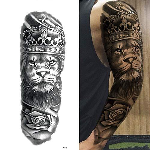 aloyrHe Full Arm Temporary Tattoo,Virgin Mary Jesus Waterproof Temporary Tattoo Stickers for Men Women Adults Kids,Dark Mark Pigeon Pray