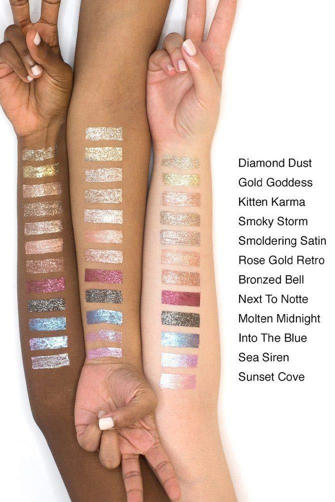 stila Stila Magnificent Metals Glitter and Glow Liquid Eye Shadow Long Lasting Sparkle, Quick-Drying Eye Makeup Lightweight Water Base Kitten Karma