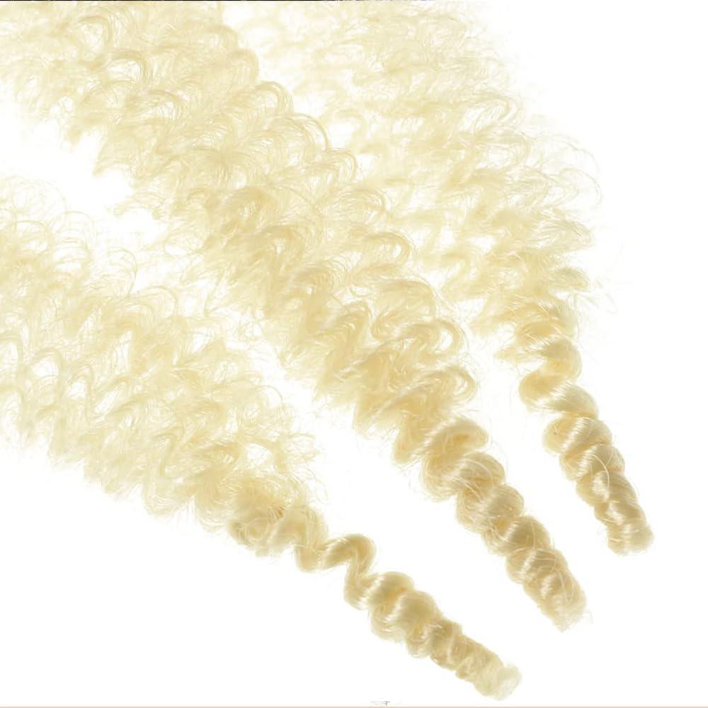 Detean Marley Twist Braiding Hair Marley Twist Hair Springy Twist Hair Afro Twist Hair 14 Inch 3 Packs Pre Separated Pre Fluffed Twist Hair for Braids Marley Crochet Hair Extensions (613,3Packs)