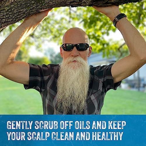 Mountaineer Brand, 100% Natural Always Mountaineer Brand Bald Head Care Gifts For Bald Men | All Natural 3 Step Daily Skin Care for Healthy Scalp & Face | Exfoliate Scrub | Cleanse Wash | Shine Away PH Balance