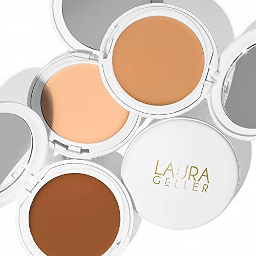 LAURA GELLER NEW YORK LAURA GELLER NEW YORK Timeless Skin Cream Compact Foundation, Medium to Full Coverage, Golden Medium 300